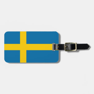 Étiquette À Bagage Drapeau de Suède
