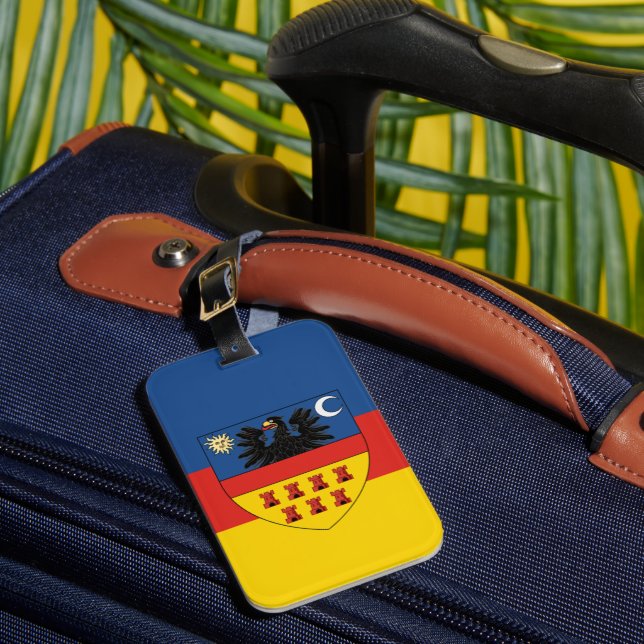 Étiquette À Bagage Drapeau de Transylvanie (Insitu Rectoal 1)