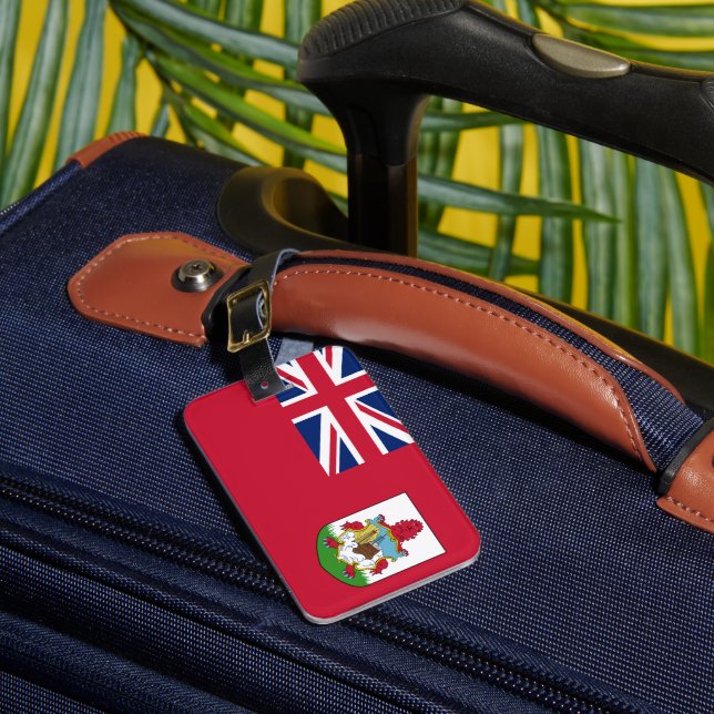 Étiquette À Bagage Drapeau des Bermudes (Insitu Rectoal 1)