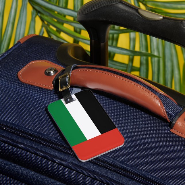 Étiquette À Bagage Drapeau des Émirats arabes unis (Insitu Rectoal 1)