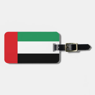 Étiquette À Bagage Drapeau des Émirats arabes unis