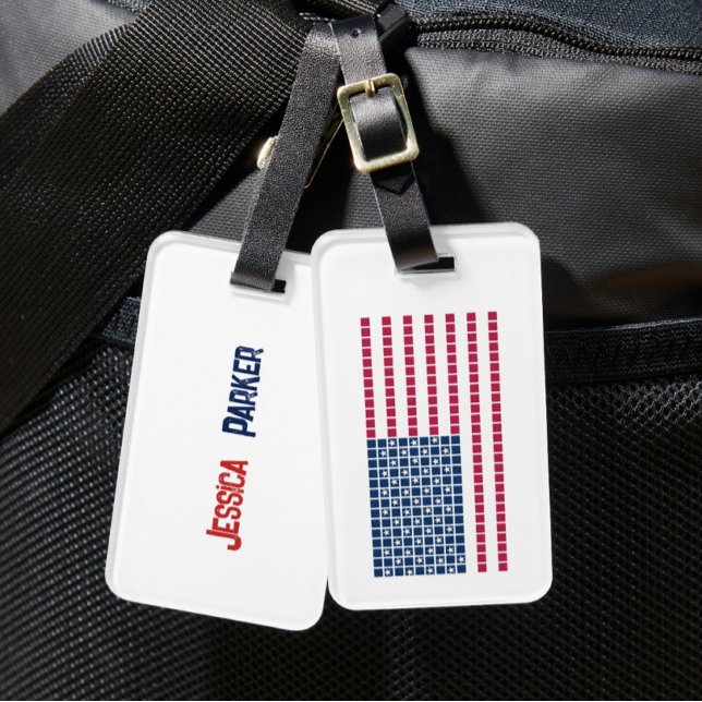 Étiquette À Bagage Drapeau des États-Unis (Créateur téléchargé)