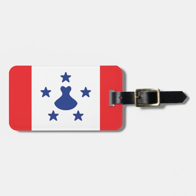 Étiquette À Bagage Drapeau des îles Australes (Devant horizontal)