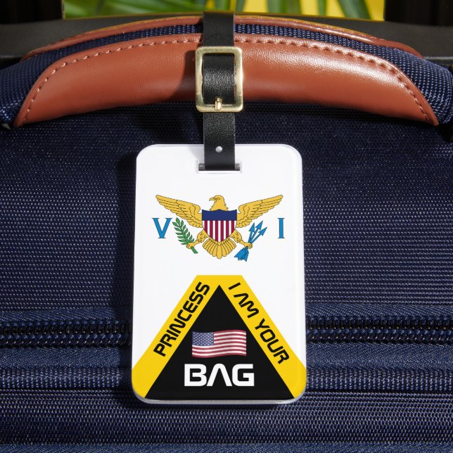 Étiquette À Bagage Drapeau des îles Vierges américaines, étiquettes d (Insitu Rectoal 2)