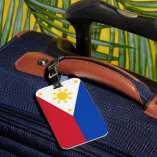 Étiquette À Bagage Drapeau des Philippines