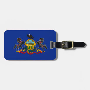 Étiquette À Bagage Drapeau d'État de Pennsylvanie