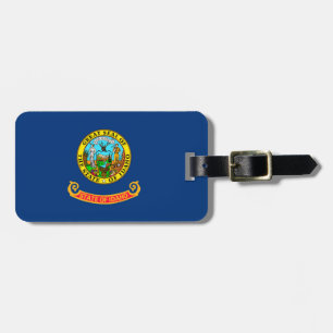 Étiquette À Bagage Drapeau d'État Idaho
