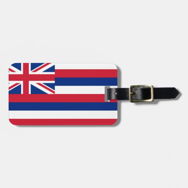 Étiquette À Bagage Drapeau d'Hawaï (Devant horizontal)