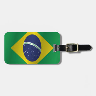 Étiquette À Bagage Drapeau du Brésil