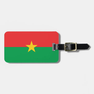 Étiquette À Bagage Drapeau du Burkina Faso Easy ID Personnel