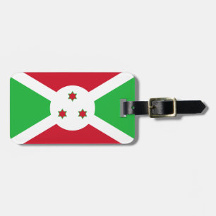 Étiquette À Bagage Drapeau du Burundi Easy ID Personal