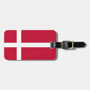 Étiquette À Bagage Drapeau du Danemark