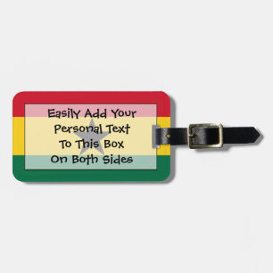 Étiquette À Bagage Drapeau du Ghana Easy ID Personal