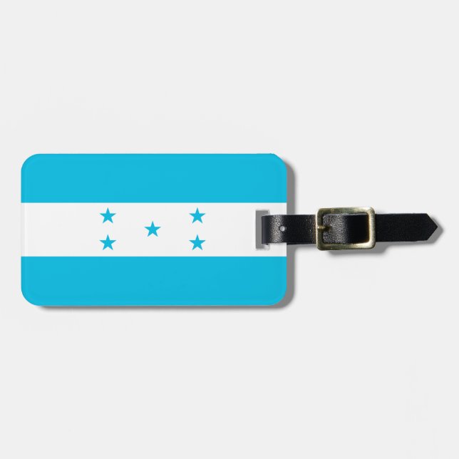 Étiquette À Bagage Drapeau du Honduras (Devant horizontal)