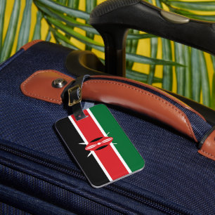 Étiquette À Bagage Drapeau du Kenya