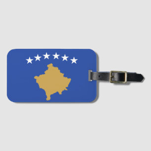 Étiquette À Bagage Drapeau du Kosovo