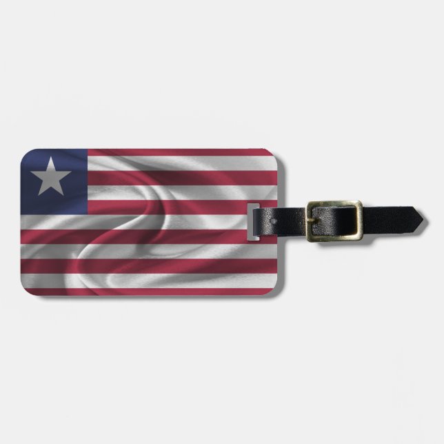 Étiquette À Bagage Drapeau du Liberia (Devant horizontal)