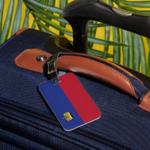 Étiquette À Bagage Drapeau du Liechtenstein