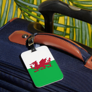 Étiquette À Bagage Drapeau du Pays de Galles (Cymru)