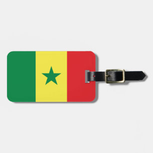 Étiquette À Bagage Drapeau du Sénégal Easy ID personnel
