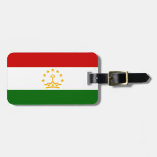 Étiquette À Bagage Drapeau du Tadjikistan