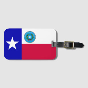 Étiquette À Bagage Drapeau du Texas