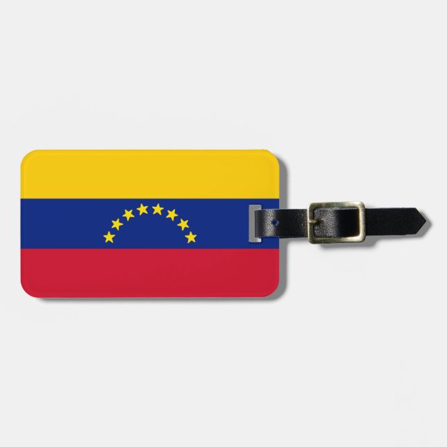 Étiquette À Bagage Drapeau du Venezuela (Devant horizontal)