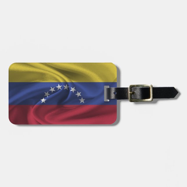 Étiquette À Bagage Drapeau Du Venezuela (Devant horizontal)