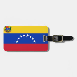 Étiquette À Bagage Drapeau du Venezuela Bagage Tag avec bracelet en c