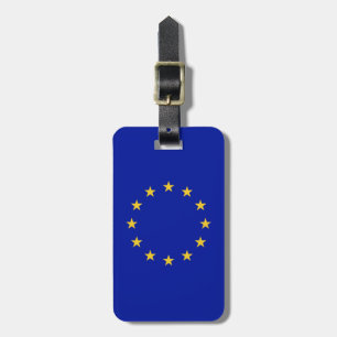 Étiquette À Bagage Drapeau d'Union européenne