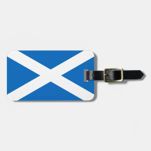 Étiquette À Bagage Drapeau écossais