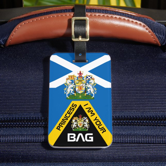 Étiquette À Bagage Drapeau écossais, étiquettes de sacs, Écosse / Per (Insitu Rectoal 2)