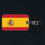 Étiquette À Bagage Drapeau Espagne<br><div class="desc">Drapeau Espagne</div>