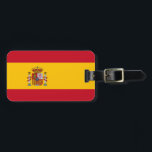 Étiquette À Bagage Drapeau espagnol<br><div class="desc">Drapeau espagnol</div>