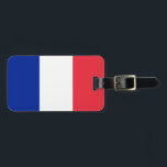 Étiquette À Bagage Drapeau français<br><div class="desc">Drapeau français</div>