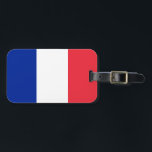 Étiquette À Bagage Drapeau France<br><div class="desc">Drapeau France</div>