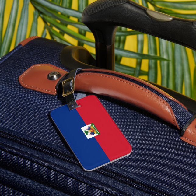 Étiquette À Bagage Drapeau Haïti (Insitu Rectoal 1)