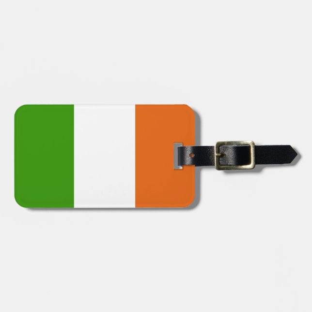 Étiquette À Bagage Drapeau irlandais (Devant horizontal)