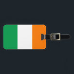 Étiquette À Bagage Drapeau irlandais<br><div class="desc">Drapeau irlandais</div>