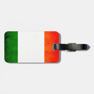 Étiquette À Bagage Drapeau irlandais énervé moderne
