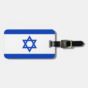 Étiquette À Bagage Drapeau Israël