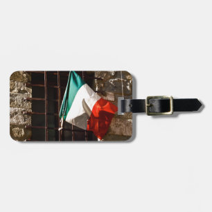 Étiquette À Bagage Drapeau italien
