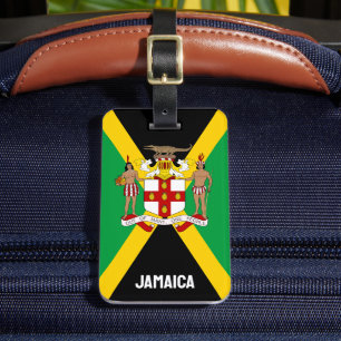 Étiquette À Bagage Drapeau jamaïcain Patriotic Jamaïque