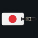 Étiquette À Bagage Drapeau japonais<br><div class="desc">Drapeau japonais</div>