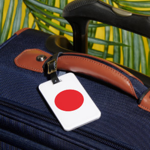 Étiquette À Bagage Drapeau japonais