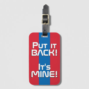 Étiquette À Bagage Drapeau national de Mongolie Funny Patriotique