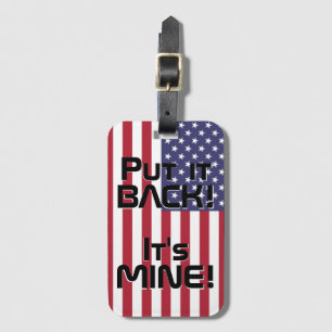 Étiquette À Bagage Drapeau national des États-Unis Funny Patriotic