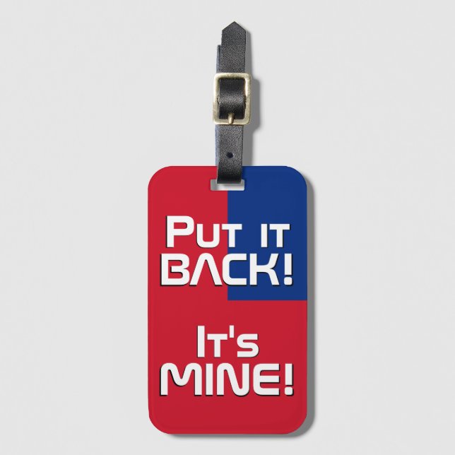 Étiquette À Bagage Drapeau national des Samoa Funny Patriotic (Devant Vertical)