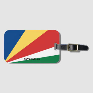 Étiquette À Bagage Drapeau national des Seychelles