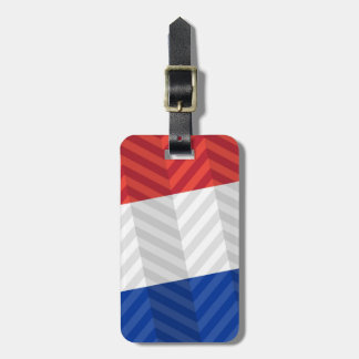 Étiquette À Bagage Drapeau néerlandais